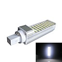 10W 900lm 6000K 50-SMD 5050 LED Cool White Horizontal Plug Lamp (85--265V)