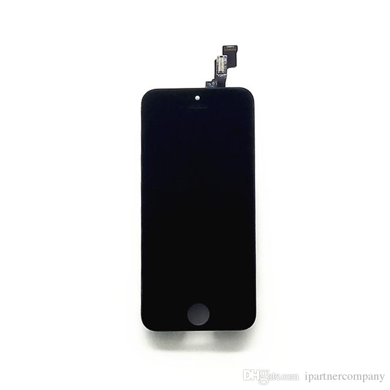 For iPhone 5 5C 5S lcd screen display touch Screen Replacement Digitizer Assembly no dead pixel Touch Screen Digitizer bulk sell 100pcs/lot