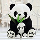 25cm Mother and Child Panda Stuffed Toy (BlackWhite)