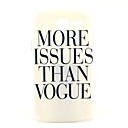 More Issues Than Vogue Design Pattern Hard Case Cover for Samsung Galaxy Trend Lite S7390/S7392