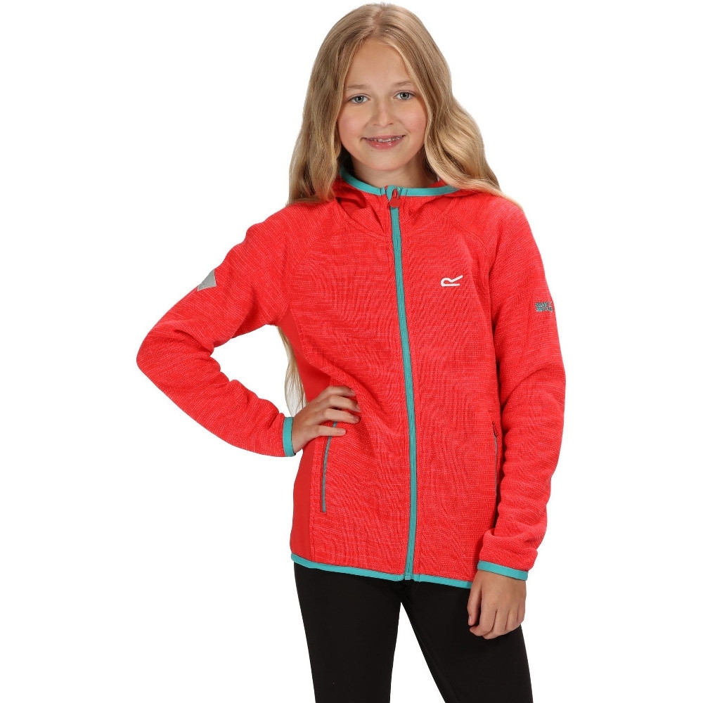 Regatta Boys & Girls Dissolver II Polyester Fleece Jacket 3-4 Years - Chest 55-57cm (Height 98-104cm)