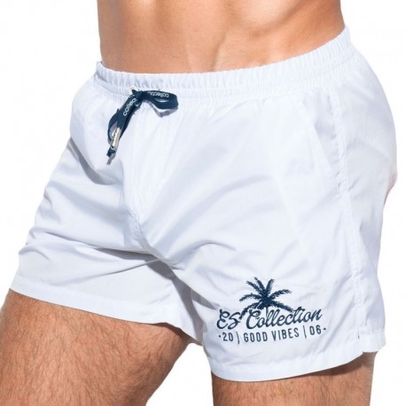 ES Collection Basic Boardshort - White L