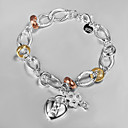 New Style Fashion Europe-Style 22cm Silvery Alloy Charm Bracelet(1 Pc)