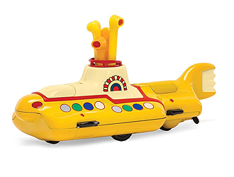 Yellow Submarine Diecast Model from The Beatles Yellow Submarine