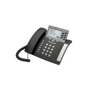Tiptel 274 - Telefon mit Schnur mit Anrufbeantworter + Anruferkennung - Anthrazit (1082688)