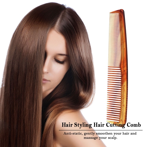 Hair Comb Salon Hair Cutting Styling Comb Wide Teeth Tail Comb Anti-Static Hairdressing Brush