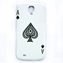 Poker Spades Pattern Thin Hard Case Cover for Samsung Galaxy S4 I9500
