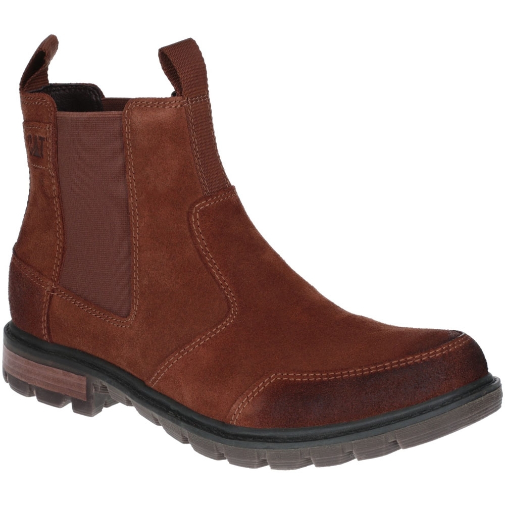 Caterpillar Mens Economist Lightweight Leather Chelsea Boots UK Size 9 (EU 43  US 10)