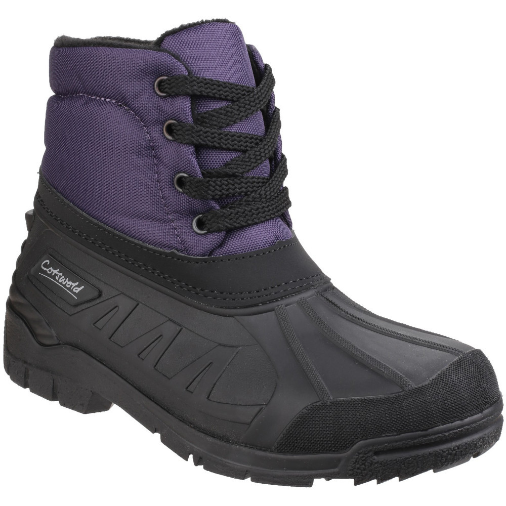 Cotswold Womens/Ladies Leoni Lace Up Rubber Upper Canadian Snow Boots UK Size 4 (EU 37)